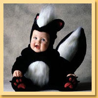 Skunk Baby Costumes
